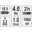 Värvipüstol akuga 18V 4.0AH d2,2 YT-82765