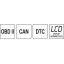 DIAGNOSTIKA TESTER OBD / EOBD YT-72977