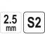 2,5mm kuuskant T-käepide 05585 H