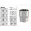 27mm 12kant padrun 1/2" YT-1478