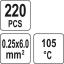 Juhtmeühendus tinaga 0,25-6 mm 2 220tk. 81460