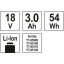 AKU 18v 3Ah 54Wh Li-Ion(yt-85080 yt-85100+10+20) 85130