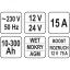 Akulaadija start süsteem 15a LED ekraan 12v 24v 220v 10-300ah 83051