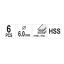 Freesid 6tk (6mm) YT-61711